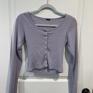 Brandy Melville Purple Zelly Top